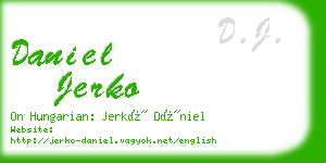 daniel jerko business card